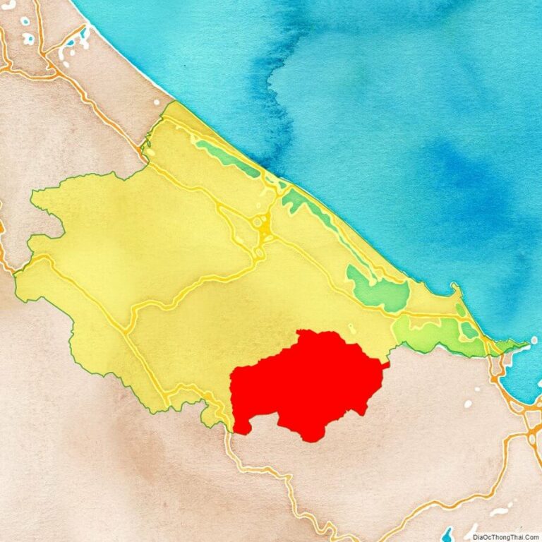 Bản đồ vị trí huyện Nam Đông