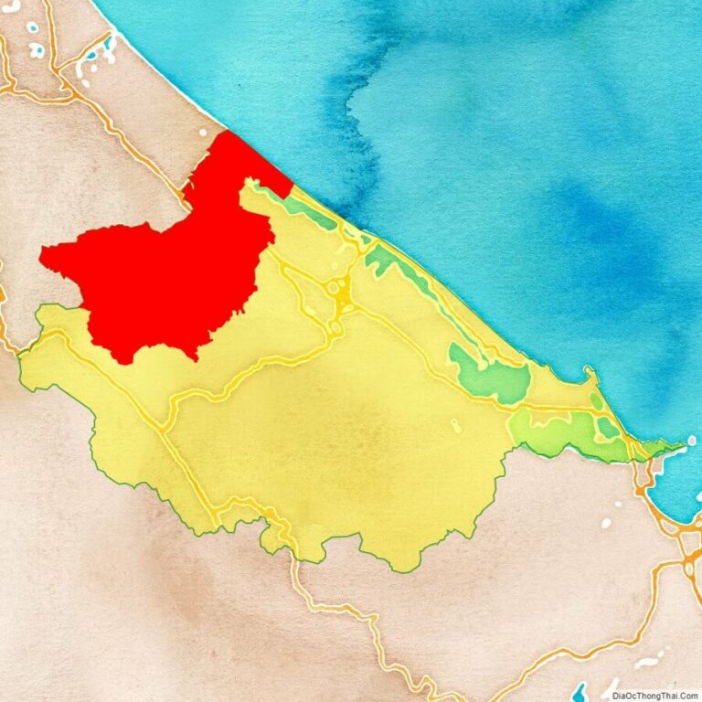 Bản đồ vị trí huyện Phong Điền