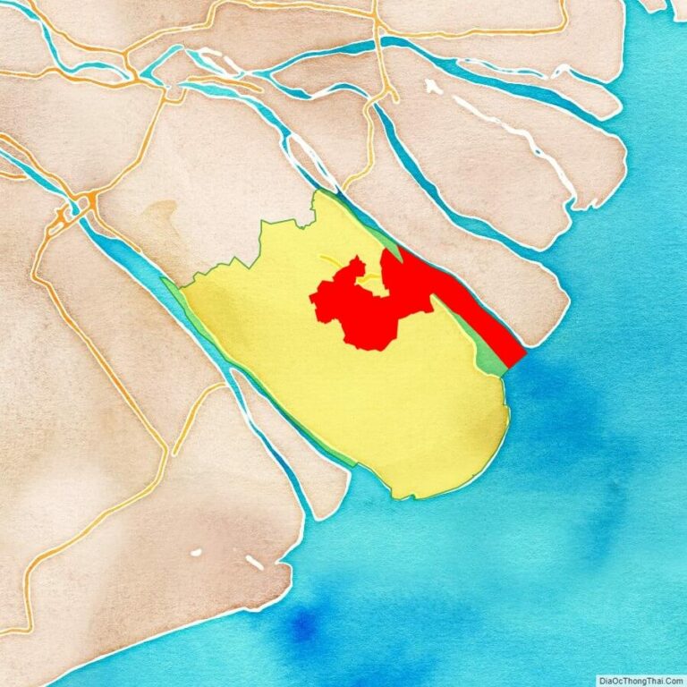 Bản đồ vị trí huyện Châu Thành