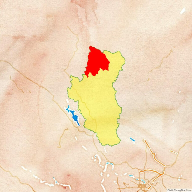 Bản đồ vị trí huyện Lâm Bình