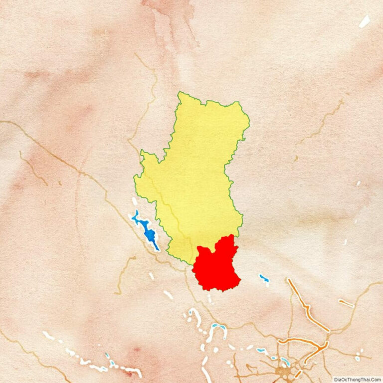Bản đồ vị trí huyện Sơn Dương