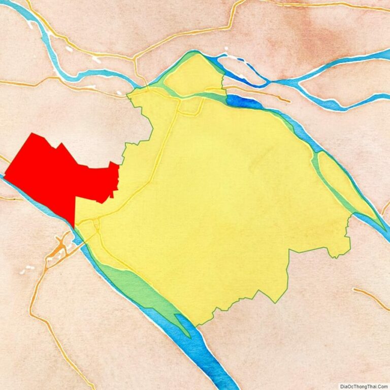 Bản đồ vị trí huyện Bình Tân