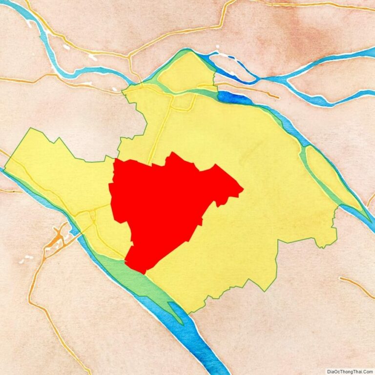 Bản đồ vị trí huyện Tam Bình