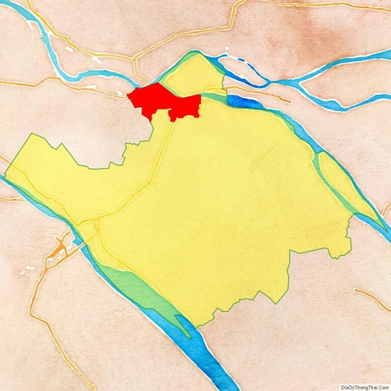 Bản đồ vị trí thành phố Vĩnh Long