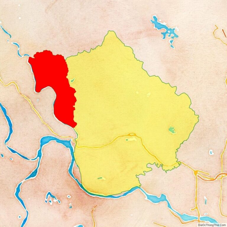 Bản đồ vị trí huyện Sông Lô
