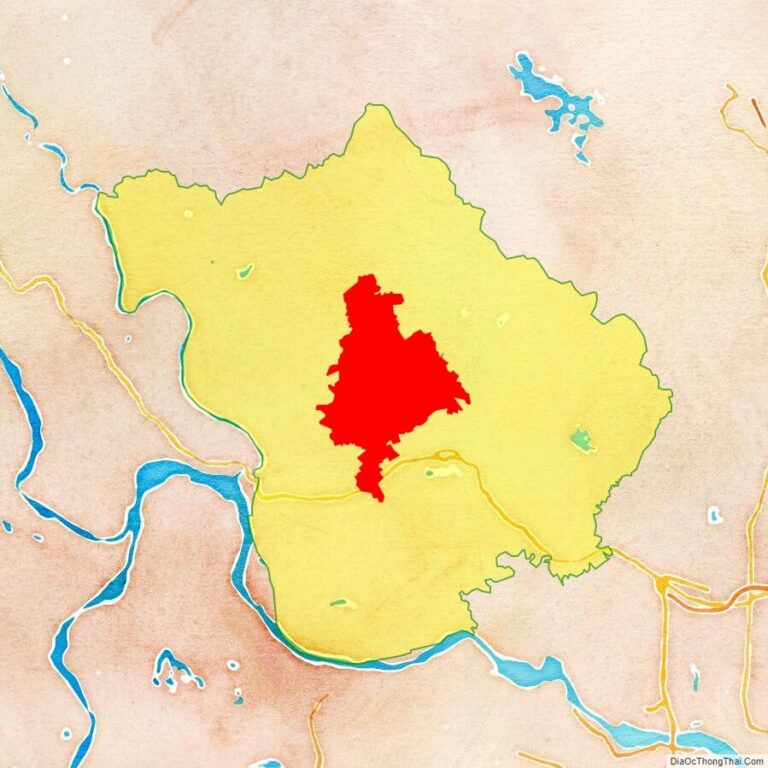 Bản đồ vị trí huyện Tam Dương