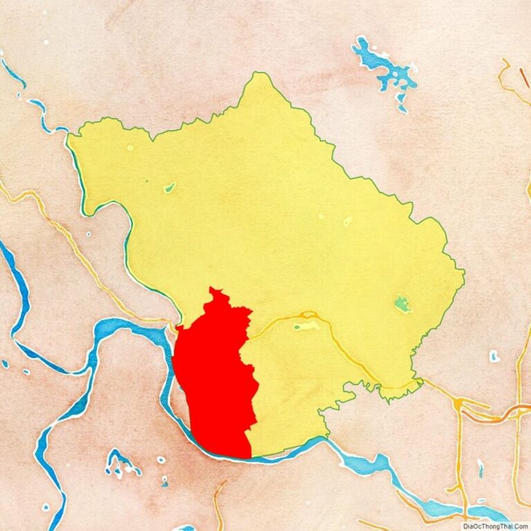 Bản đồ vị trí huyện Vĩnh Tường
