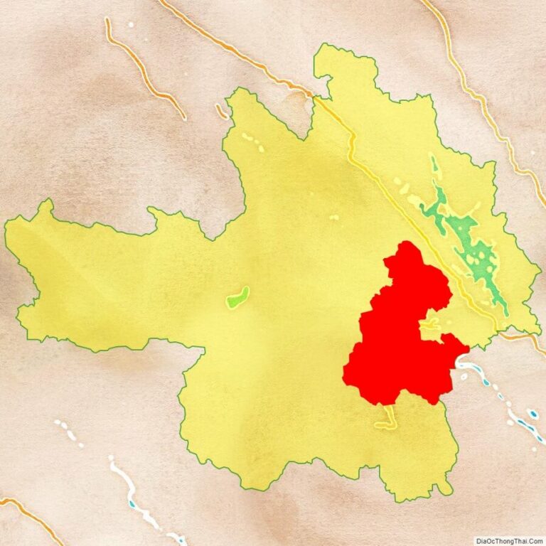 Bản đồ vị trí huyện Trấn Yên