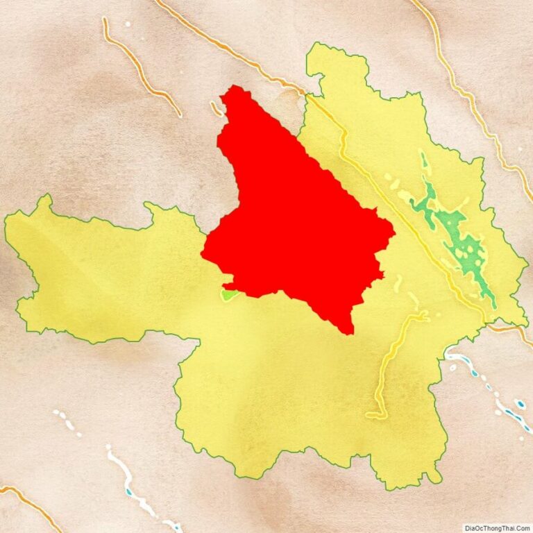 Bản đồ vị trí huyện Văn Yên