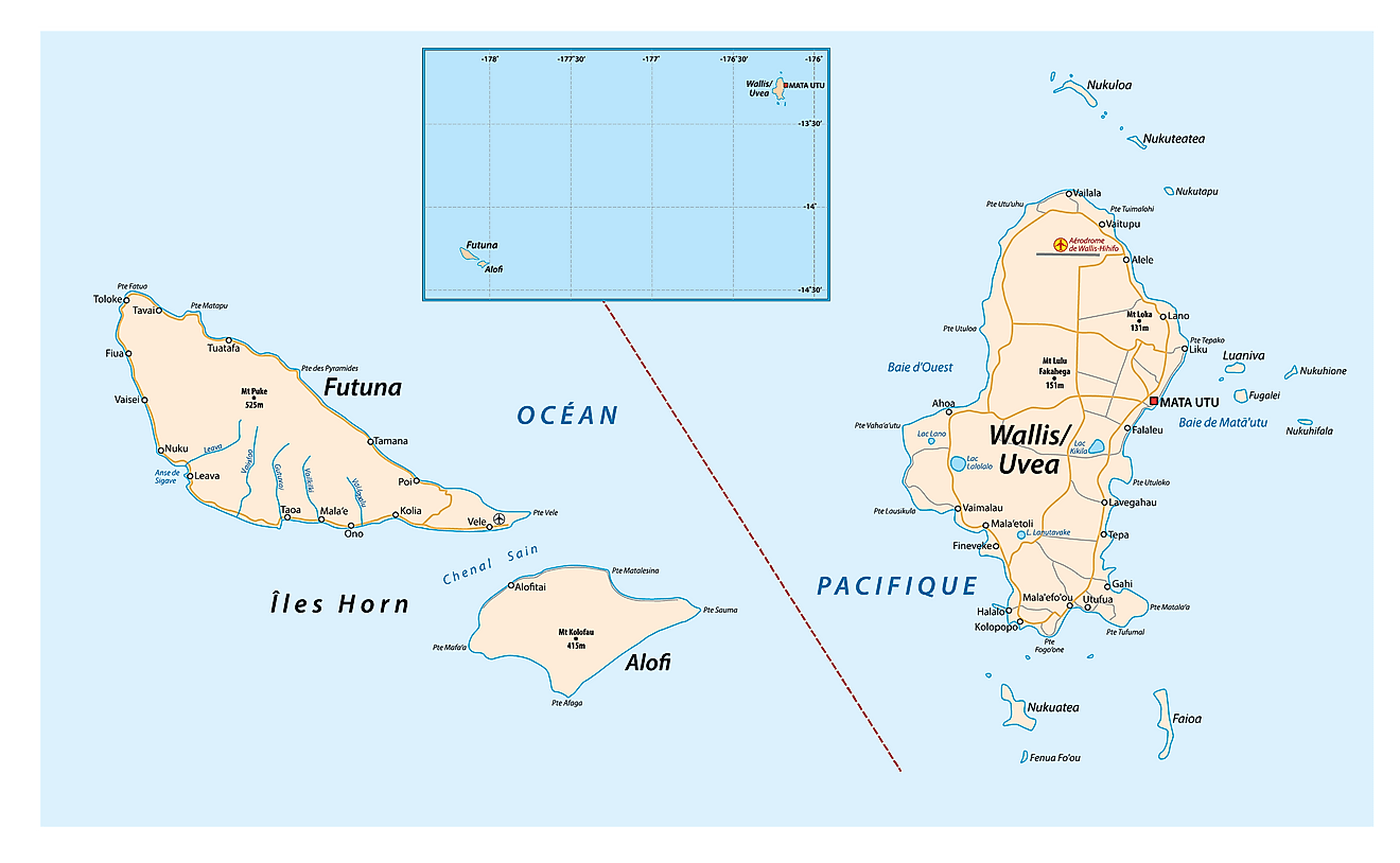 Map of Wallis & Futuna