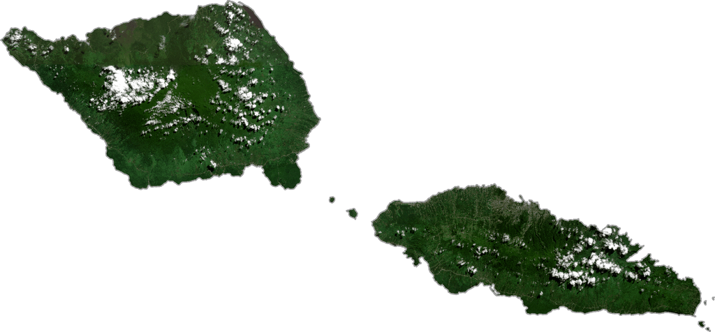Bản đồ vệ tinh Samoa