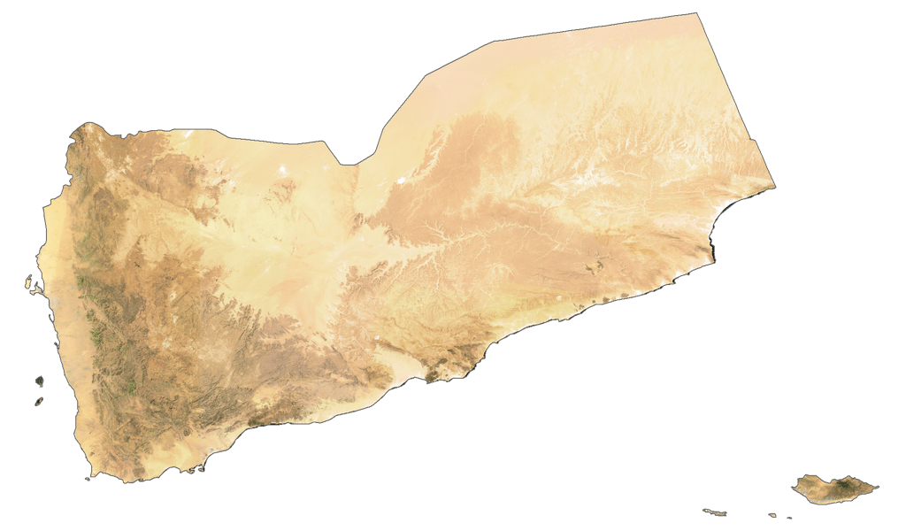 Bản đồ vệ tinh Yemen