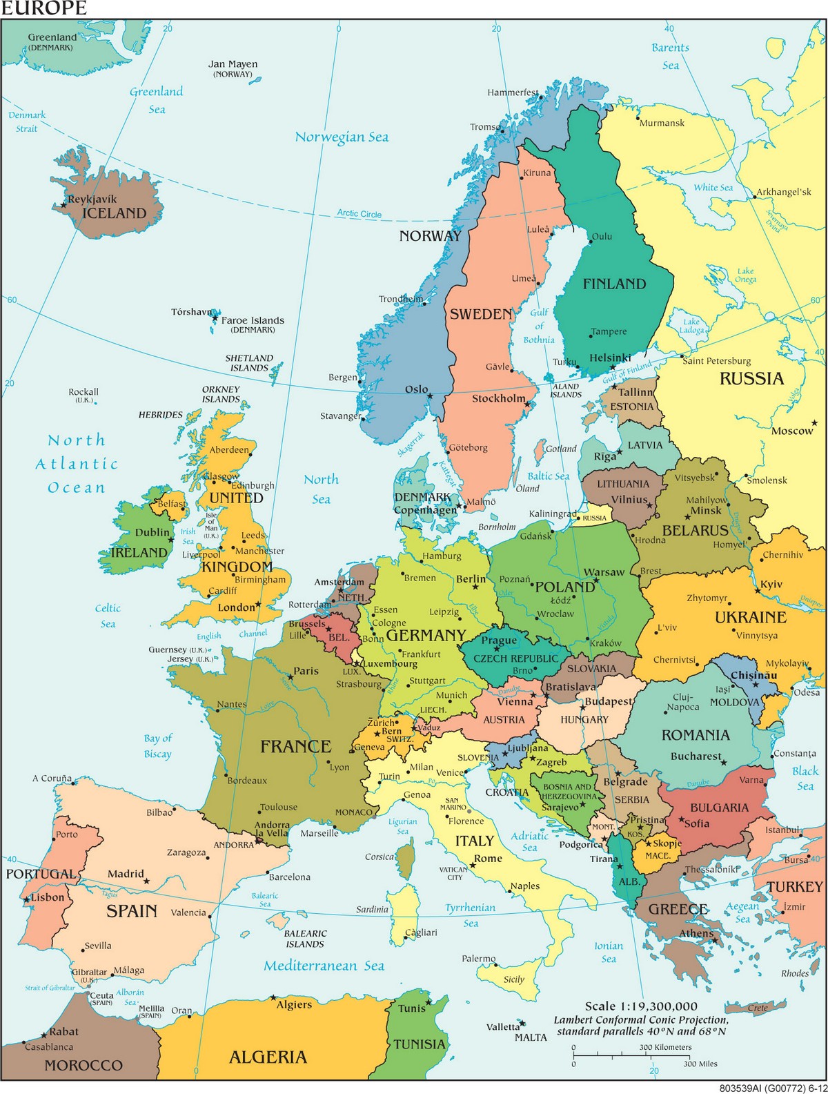 Bản đồ châu Âu